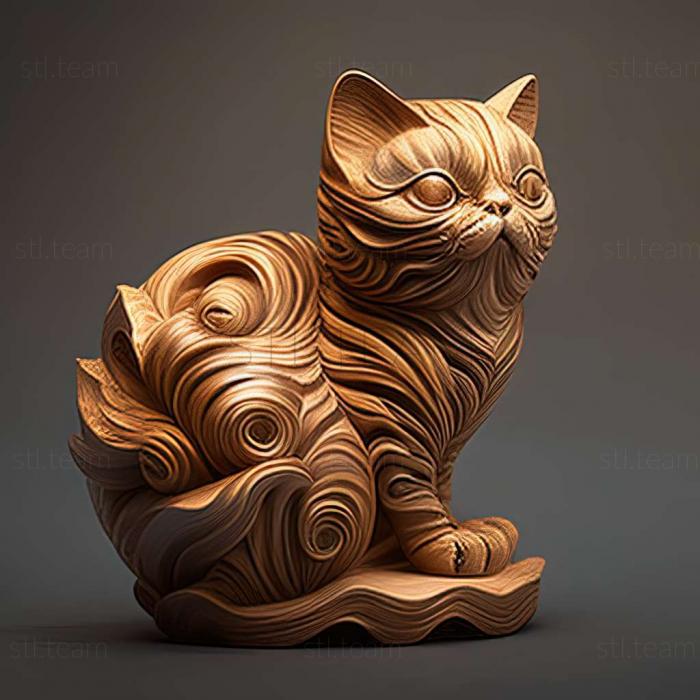 3D модель Кішка (STL)